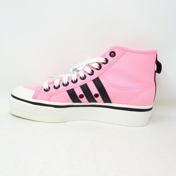 Adidas x Hello Kitty Nizza Platform Mid Pink Glow Casual Shoe Sneaker Womens NEW - Picture 2 of 12